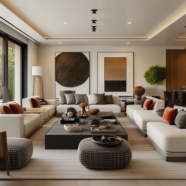 The Contemporary Living room Interior Design - Medayart
